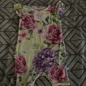 Posh peanut short sleeve romper